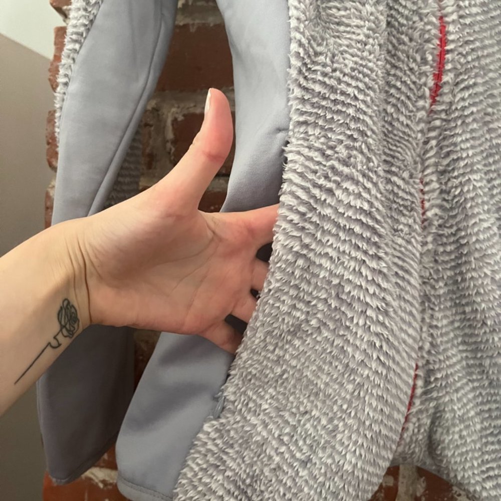 Columbia Fuzzy Striped Full Zip Jacket - Picture 3 of 6